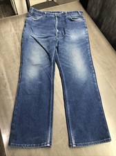 Levis Jeans Brown Tab Vintage Mens 40x30 Faded Blue Pants