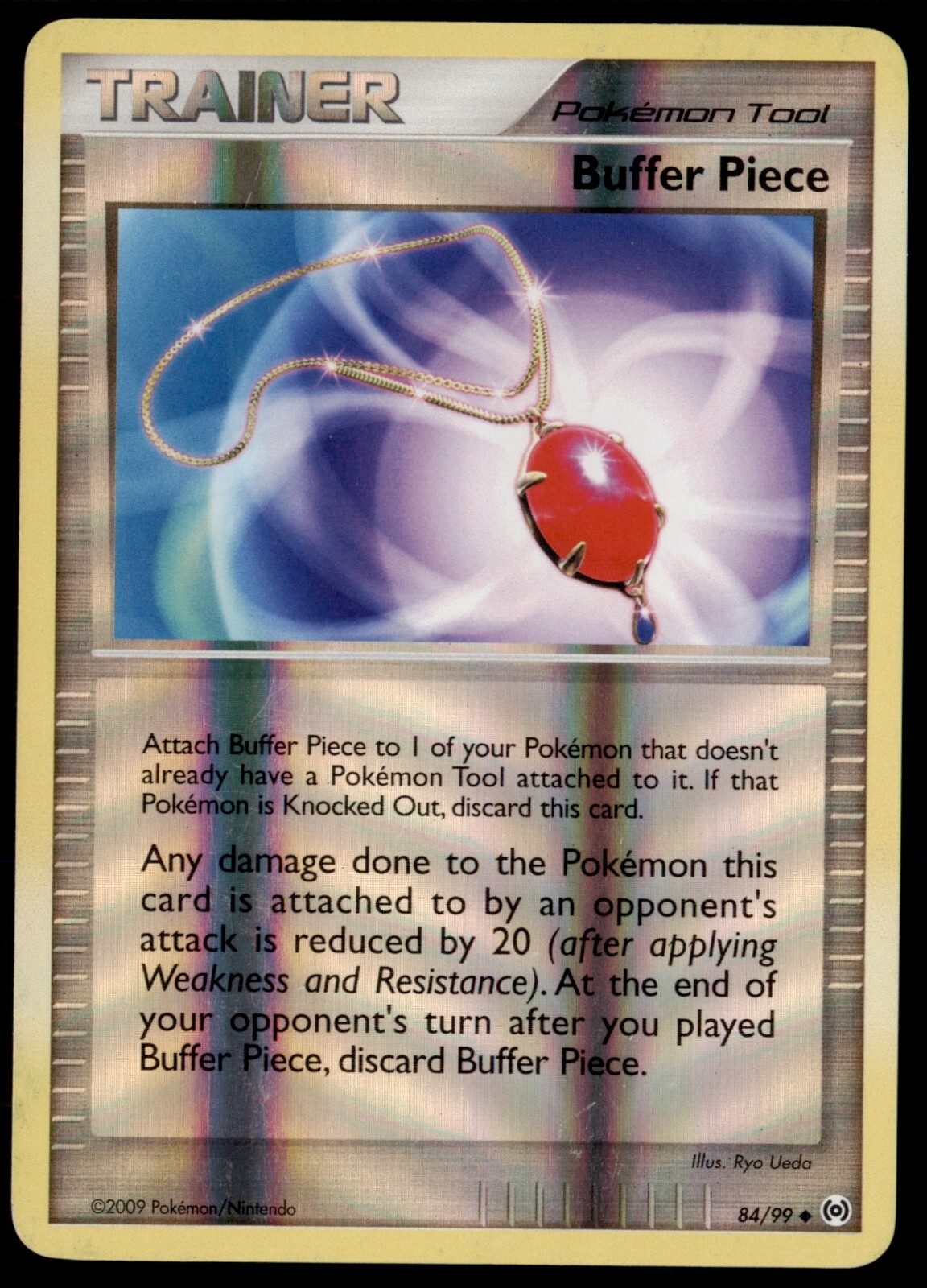 Pokemon Card Buffer Piece Arceus 84/99 EXCELLENT/NEAR MINT Reverse Holo Uncommon