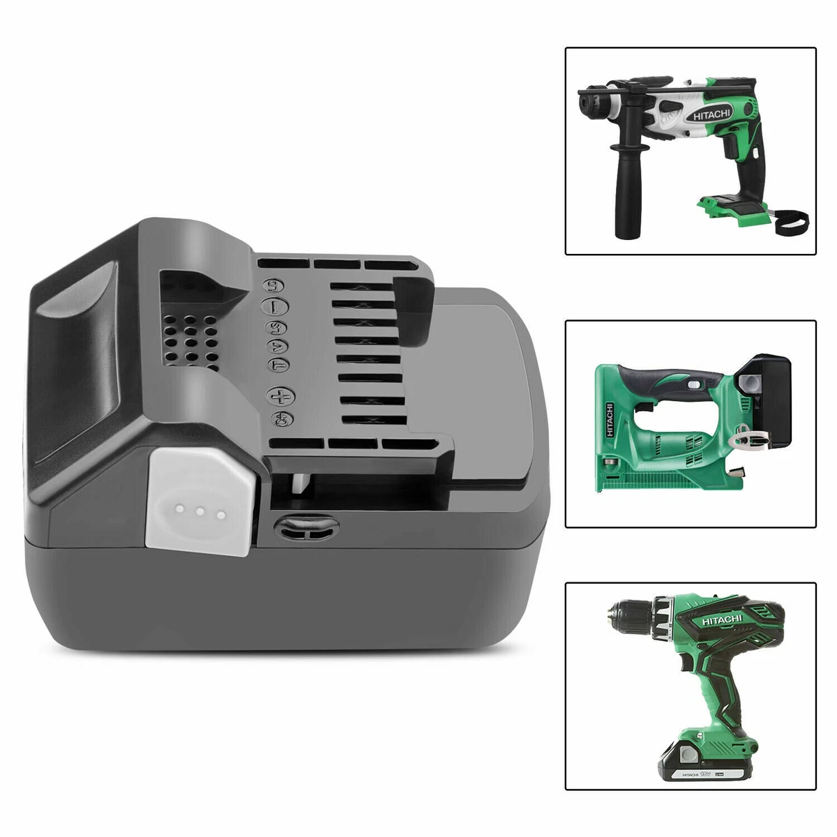 BSL1850 For Hitachi 5.0Ah BSL1860 18V Battery BSL1840 BSL1830