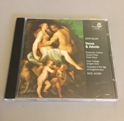 John Blow - Venus and Adonic Rene Jacobs CD Harmonia Mundi Classical Ships Free