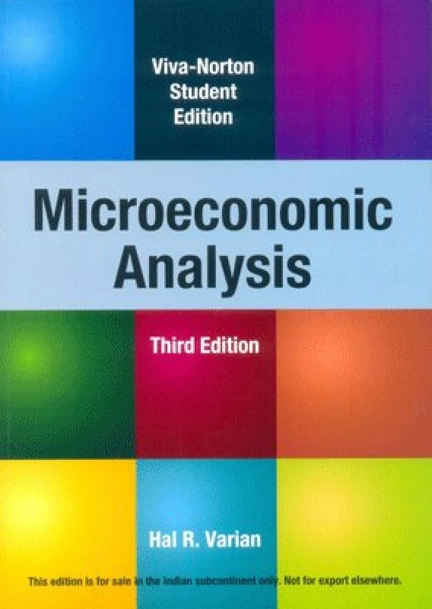 Microeconomic Analysis 第三版　Hal R. Varian FAST SHIP - Microeconomic Analysis by Hal R. Varian, 3rd Edition