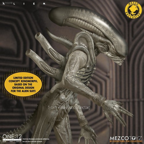 Mezco Toyz One:12 Alien Xenomorph Concept Edition Action Figure In Stock - Picture 3 of 12