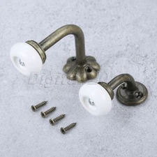 European Style Ceramic Door Hooks Coat Clothes Towel Bathroom Wall Hook Hanger