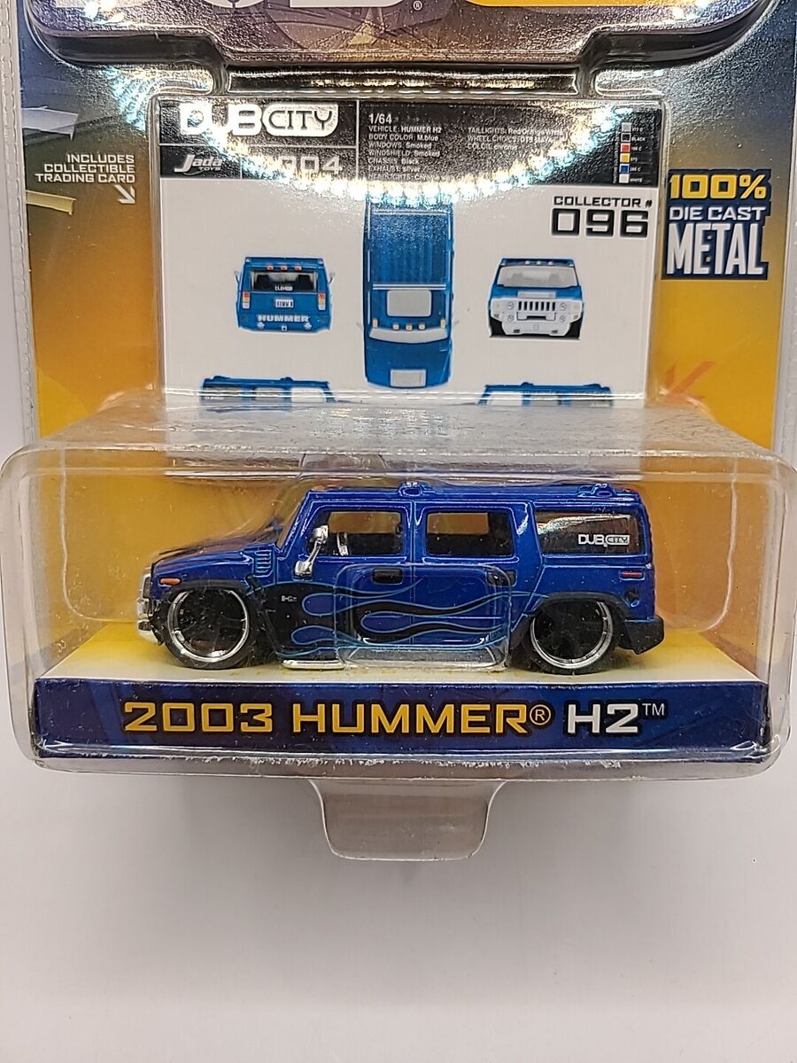 上質で快適 DUB TOYS JADA CITY eBay | BLUE H2 HUMMER 2003 Jada Toys