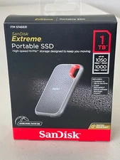 SanDisk NVMe Extreme Portable External Solid State Drive SSD USB 3.2 C 1TB 2TB..