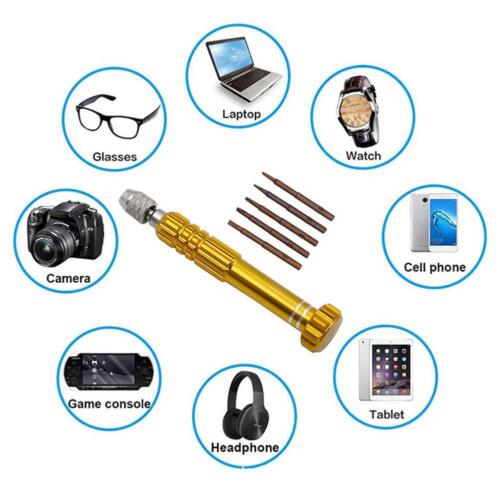 Cacciavite Torx di Precisione 5 in 1 Cellulare Orologio Riparazione Set Misto Tool Kit - Foto 4 di 9