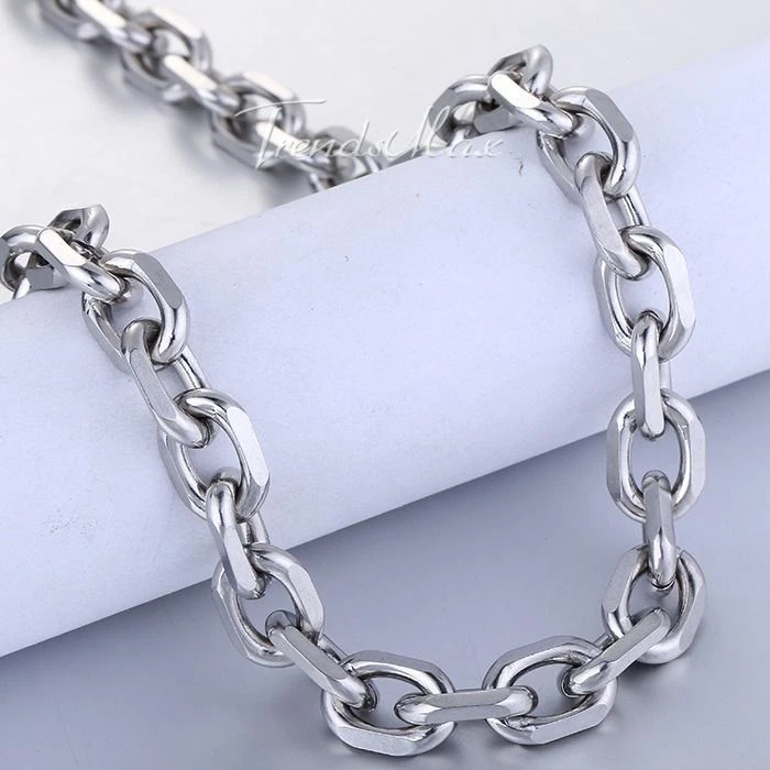 2.5/3/4/6/9mm Cable Rolo Link Stainless Steel Mens Boys Chain Necklace 18-36" - product detail image 12