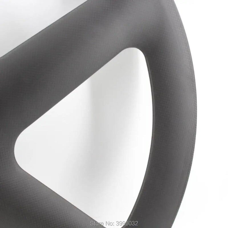 Set di ruote bici da strada 700C in fibra di carbonio foto 5