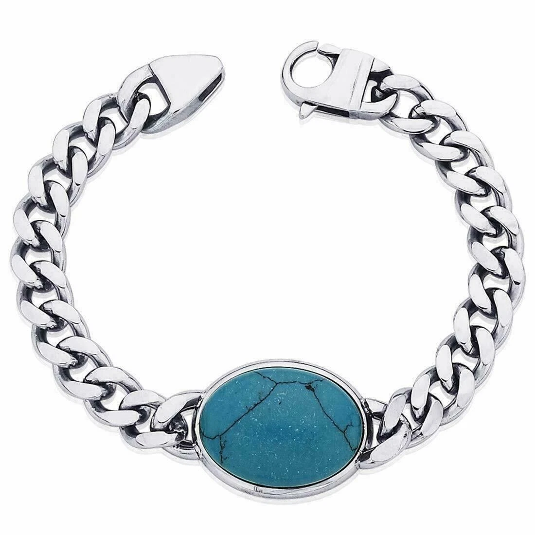 Buy All Stone Turquoise Stone Bracelet Original Certified Stylish Salman  Khan Bracelet With Turquoise Stone Curb Chain Bracelet सलमान खान का  ब्रेसलेट फिरोजा रत्न Firoza Stone Bracelet For Wearing at Amazon.in