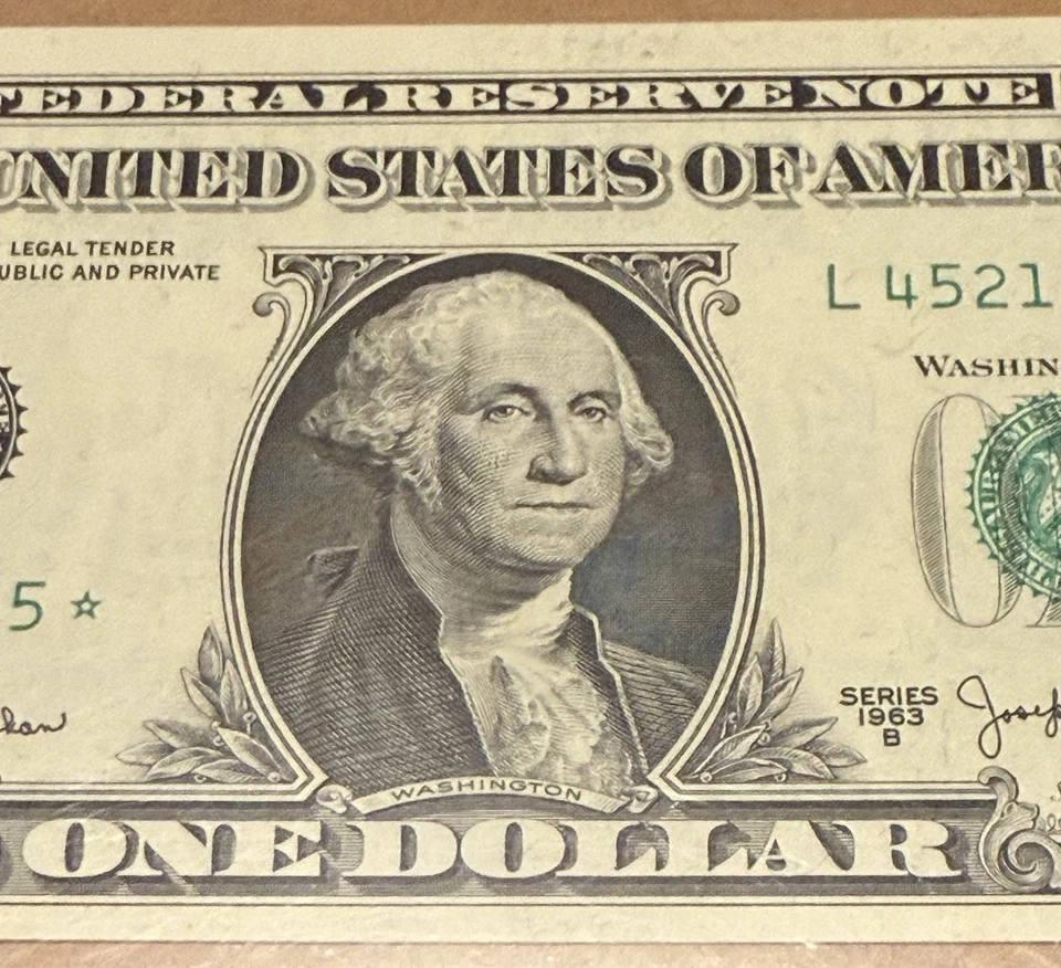 Fr.1902-L $1 Federal reserve Barr Star Note PCGS 64PPQ - Image 4 of 4