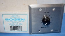 Bogen AT-35A 35 Watt Attenuator Volume Control Box Stainless Steel ~ NIB ~ H2