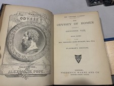 The Odyssey of Homer translated by Alexander Pope Chandos edition Flaxman illus.