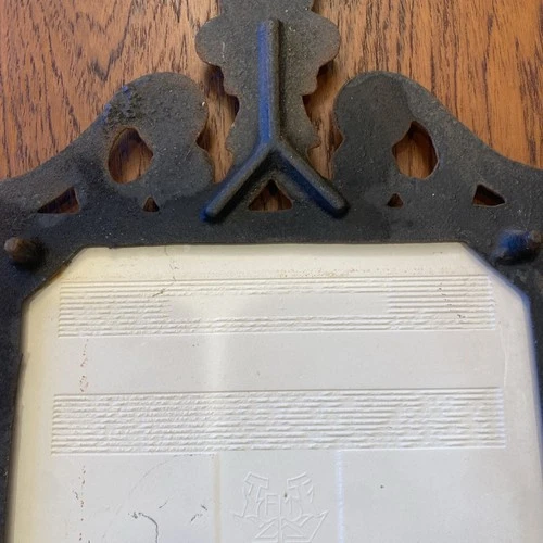 Vintage 1970s Merry Mushroom Tile & Cast Iron Trivet Sears Roebuck Made in Japan image 12