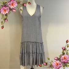 Karen Kane striped v-neck midi dress