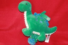 DOUDOU TEX BABY DINOSAURE MUSICAL MUSIQUE VERT BLANC BLEU ETAT NEUF
