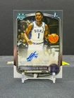 2025-26 Bowman Chrome Basketball Caleb Foster 1st Auto Duke Blue Devils