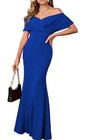  Royal Blue Size medium Bridesmaid Maxi Dress