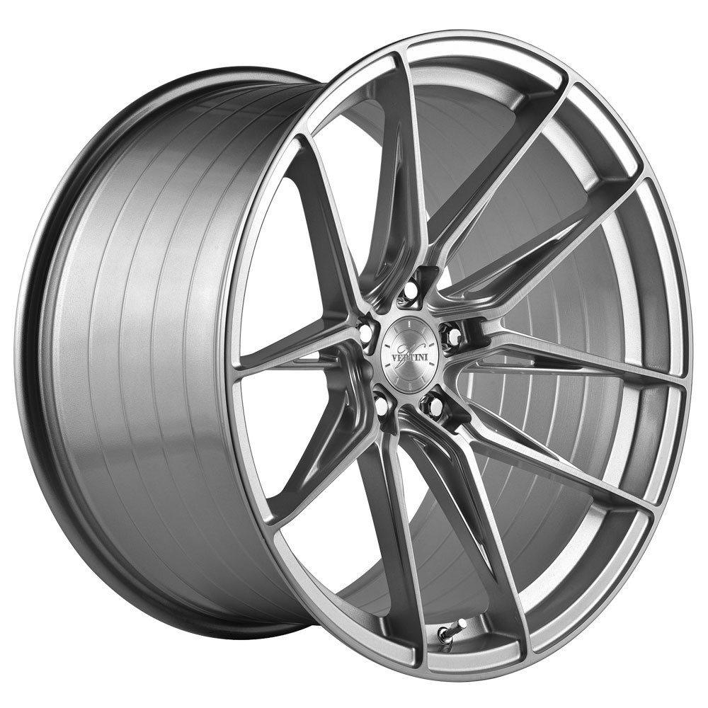 20" Vertini RFS1.8 Silver 20x9 20x10.5 Wheels Rims Fits Lamborghini Gallardo