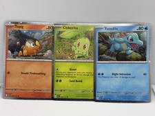 NM Pokemon Ascended Heroes Tepig Totodile Chikorita 3 STARTER Cosmos