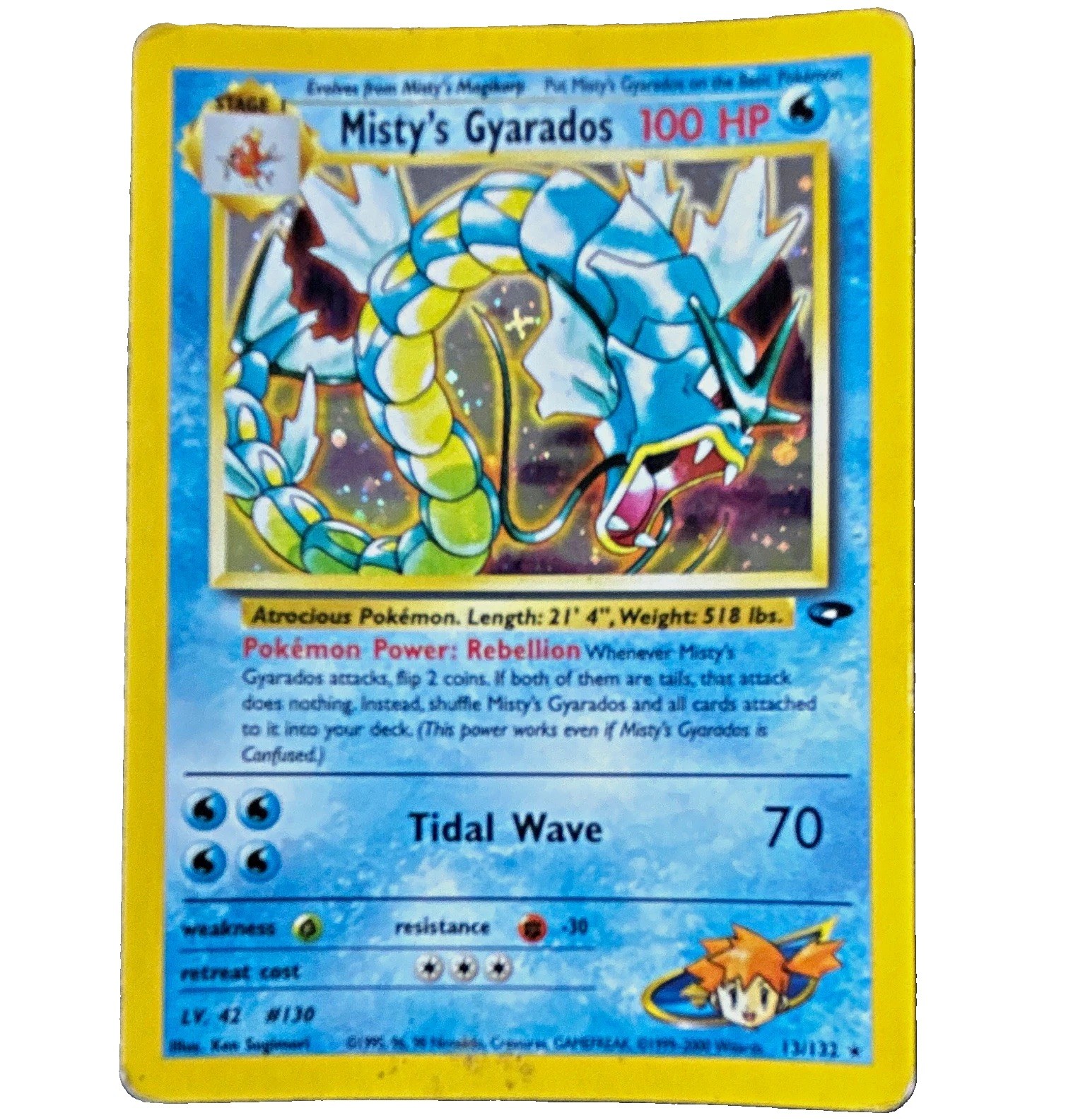 Wizards of the Coast Pokémon TCG Misty's Gyarados 13/132 Holo Rare