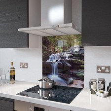 Glass Splashbacks Waterfall and Accessories - Made By Premier Range