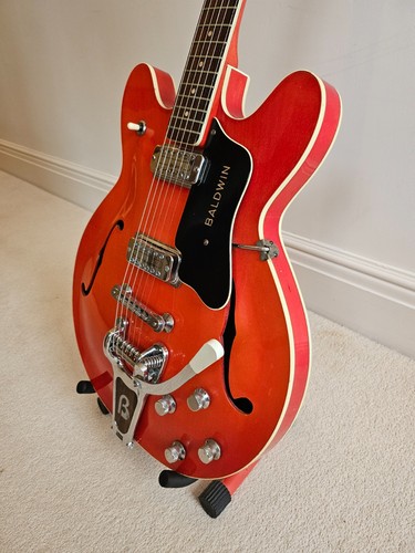 BURNS BALDWIN GUITAR MODEL 706 - MADE IN ITALY -STYLE 335 - EARLY SERIAL NO: 865 - Picture 3 of 23