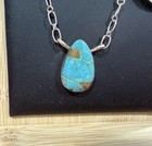 Dorothy Lee Navajo Artist Handmade 19” Turquoise & Sterling Silver Necklace — photo 2