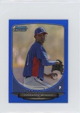 2013 Bowman Chrome Minis Blue Refractor /99 Yohander Mendez #308 0q3