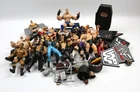 MASSIVE Vintage Wrestling Figures Lot with Parts