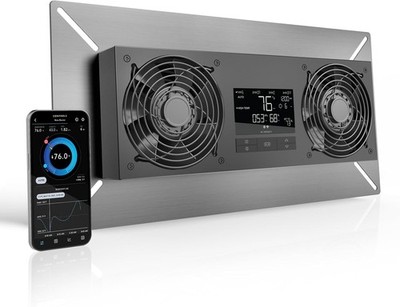 AC Infinity AIRTITAN T8, Crawlspace Large, Smart Controller, Exhaust, Black 