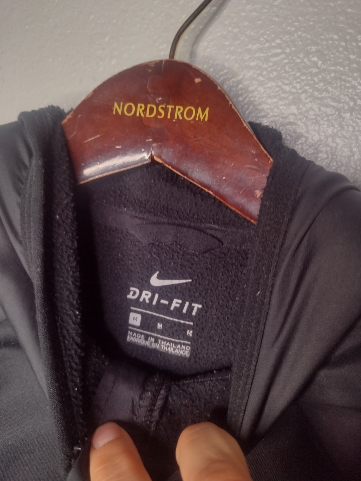 SACAI X NIKE Nike Giacca Pile Donna Media Nera Cappuccio Full Zip Tempo Libero Attivo YY