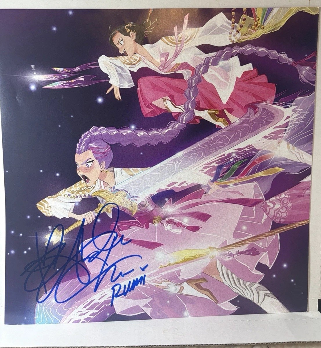 ARDEN CHO Autographed SIGNED KPOP K POP Demon Hunters Vinyl POSTER