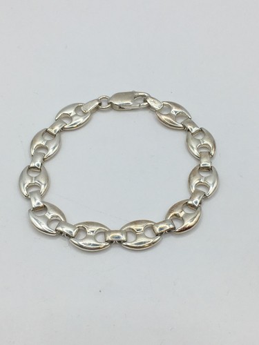 Sterling Silber 925 Armband Anker Mariner Gliederkette 7" lang 16,9 g J29 P294