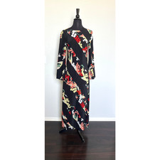 Rixo Dress Alondra Silk Dress Sz 6 Bluebell Stripe Dinner Party Wedding Guest