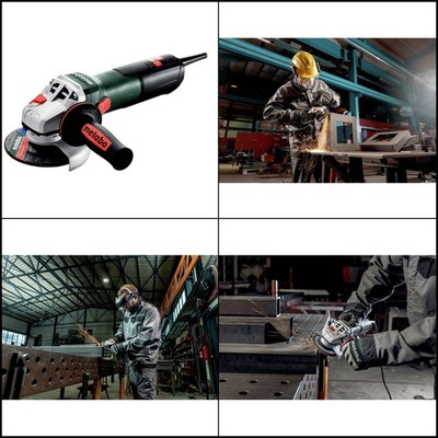 Metabo Professional 5'' Angle Grinder - 11 Amp, Lock-on, Made in Germany