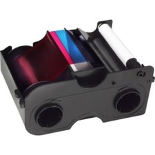 Fargo Ribbon Cartridge YMCKO Dye Sublimation Thermal Transfer 500 Images Box