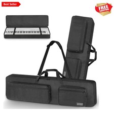 Slim 88-Key Keyboard Gig Bag   10mm Padded Full Protection with Adjustable St...
