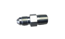 Steel Brake Fitting 3/8-24 UNF to 1/8 NPT OR M10 Braided Line MCP Standard