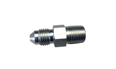 Steel Brake Fitting 3/8-24 UNF  to 1/8 NPT OR M10 Braided Line MCP Standard