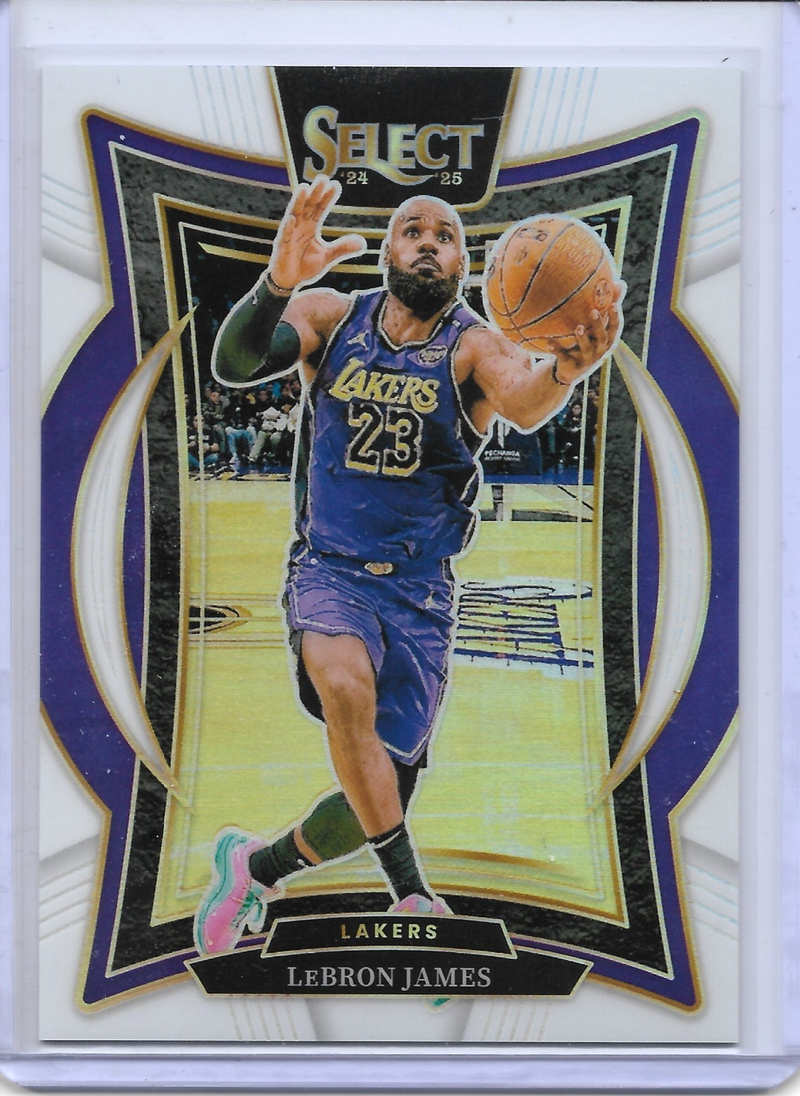 2024-25 Panini Select LEBRON JAMES White Concourse Parallel #'d 83/149