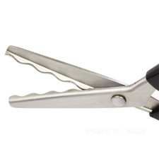 Fabric Pinking Shears, Professional Stainless Steel Handled Scissors, Black, ...