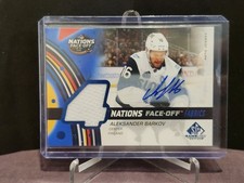 25-26 SP Game Used '25 4 Nations Fabric Jersey Autograph #4NAB Aleksander Barkov