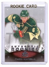 Marco Scandella 2010-11 SP Game Used Ed. Rookie Card #112 /699