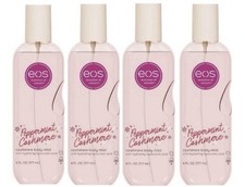 NEW EOS Peppermint Cashmere Body Mist 6 Oz Holiday Limited LOT OF 4