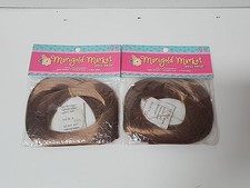 Marigold Market Doll Shop Doll Accessories Light Brown Straight Hair 2pks