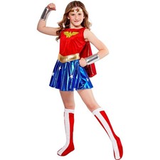 Enchant Your Child with this Deluxe Wonder Woman Costume - All Included Pieces