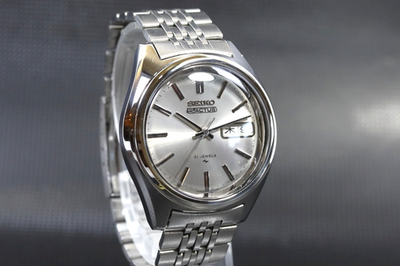 【美品・精度良好】SEIKO ACTUS 5 7019-7060 70’s Seiko 5 Actus 7019-7060 Automatic 21J Day-Date Silver Blue Dial