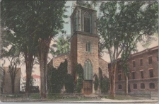 St John's Church Johnstown New York NY 1910s Stone Masonry Postcard