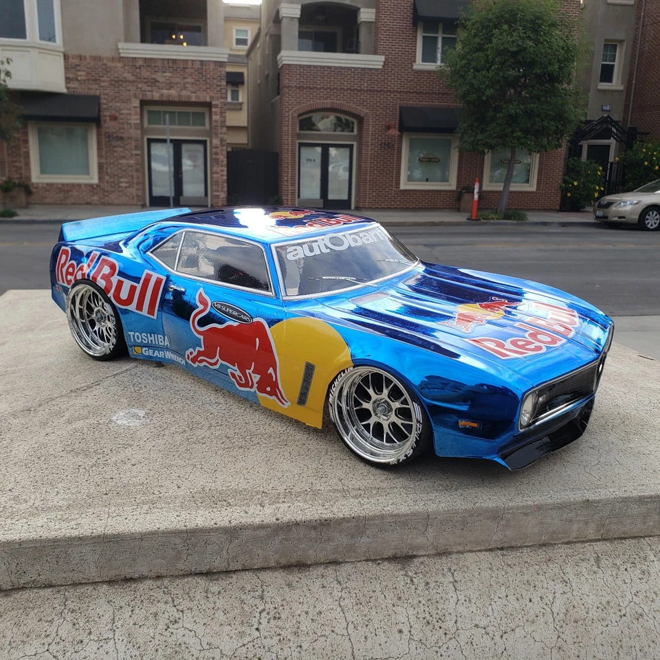 200mm 1/10 REDBULL CAMARO 4Tec-2 HPI RDS DC10 YD2 MST TT02 FZ02 Body Only - Image 4 of 4