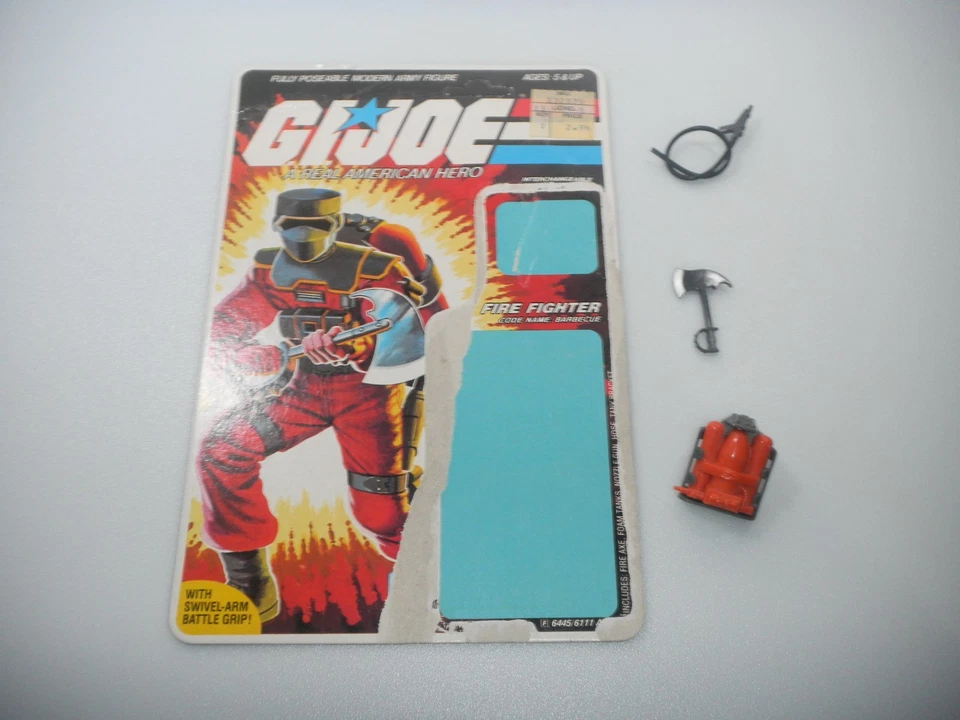 Figura Barbacoa v1 1985 100% Completa Accesorios Vintage G.I. GI Joe 3,75 ARAH Foto 2 de 4
